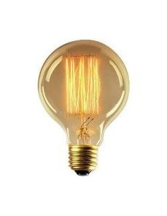 Interelec 403153 E27 G95_ Vintage Inc 25w/2200k Gold 40lm Antique Globo Filamento Calida Lampara Antique 2