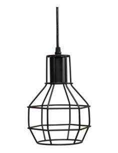 Interelec 403080 Colgante Met. Jaula Redonda E27 403064 2